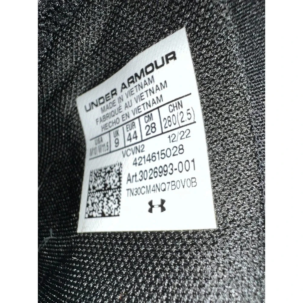 Under Armour HOVR Phantom 3 Running Shoes Black/Periwinkle 3026993-001 Men 10.